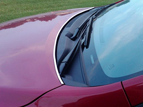 TRUE LINE Automotive Chrome Hood Trunk Trim Molding Kit