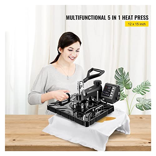 Máquina de termo prensa 12 x 15 pulgadas con pantalla LED miniatura 3