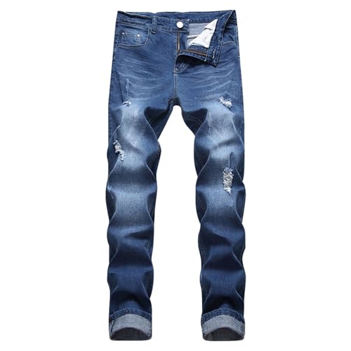Pantalon en jean déchiré homme stretch pour un look casual