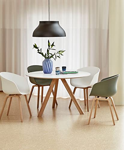 Image of Set of 2 Modern, Designer Chair for Home, Cafe, Hotel & Office (White, Polypropylene)