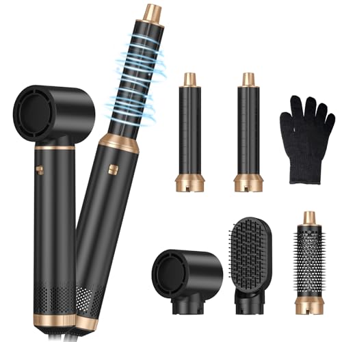 Airstyler 5 en 1 - Cepillo de pelo (1000 W, con aire izquierda/derecha, cuidado de iones negativos, para dar volumen al cabello, rizar y secar el cabello)