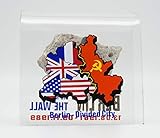 Original Piece of the Berlin Wall - Authentic Souvenir from the Real Wall in Germany Mounted in...