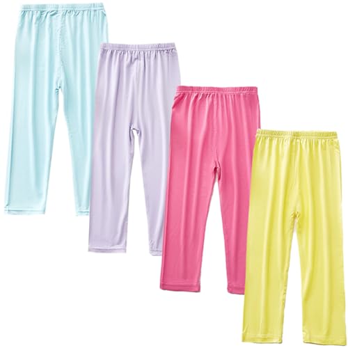 Leggings pour fille lot de 4 - Le pantalon long extensible pour en finir avec les boutons