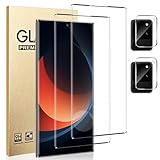 [2+2 Pack] For Note 20 Ultra Screen Protector and Camera Lens Protector, Fingerprint Unlock, Ultra HD Clear 9H Hardness Scratch Resistant,3D Full Coverage Tempered Glass, For Note 20 Ultra (6.9 Inch)