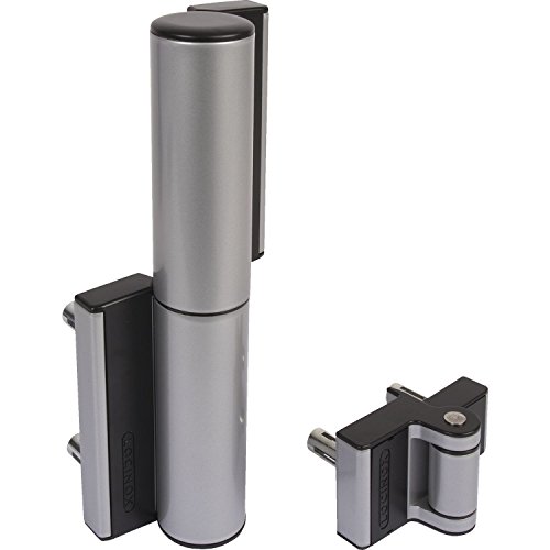 Locinox Self-Closing Door Hinge"Tiger", Anodised Aluminium Silver, Tiger-Zilv (incl. Puma)