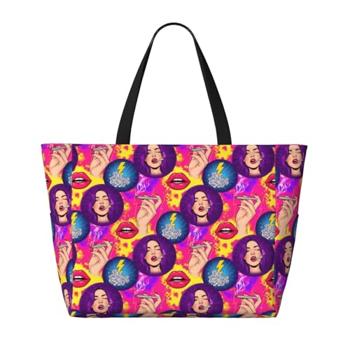 Beach Bag, Extra Large Waterproof Sandproof Tote with Multi Pockets, Lightweight for Travel, Pool, Outdoor2