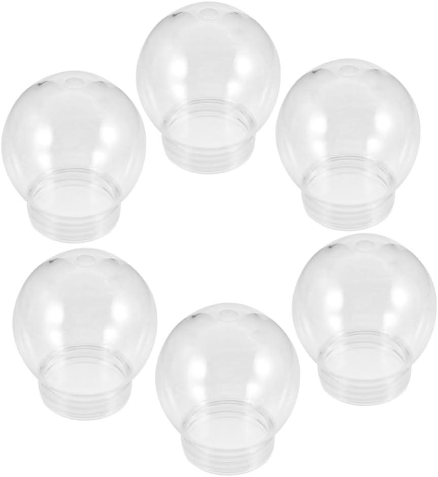 6pcs DIY Snow Globes PET 300ml Water Globe Xmas for Crafts