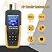 Air Quality Monitor Dust Particle Counter,High Sensitivity 3-Channel PM0.3/2.5/10 um Temperature and Humidity Monitor/USB Recharge Data Transfer/Storge Pollution Monitor