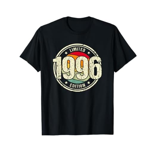 Retro 26 Años Nacido en 1996 Edición Limitada 26 Cumpleaños Camiseta