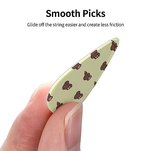 Sleep Sloth Lot de 12 médiators tendance et durables dans une boîte pour ukulélé guitare électrique basse - Les Beatles, Paul McCartney, John Lennon, RIngo Starr, George Harrison Sleep Sloth Lot de 12 médiators tendance et durables dans une boîte pour ukulélé guitare électrique basse – Image 4