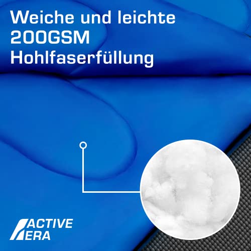 Active Era Deckenschlafsack - Sleeping Bag, -3°C bis 15°C Sommer, Frühling, Herbst - Leichter Schlafsack Outdoor und Indoor – Bild 4
