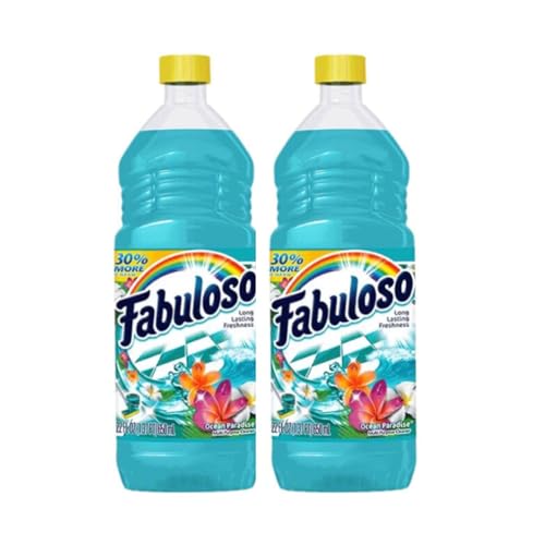 Fabuloso, Ocean Paradise, Multi-Purpose Cleaner, All-Surface Cleaning, Long-Lasting Fragrance, 28 Fl...