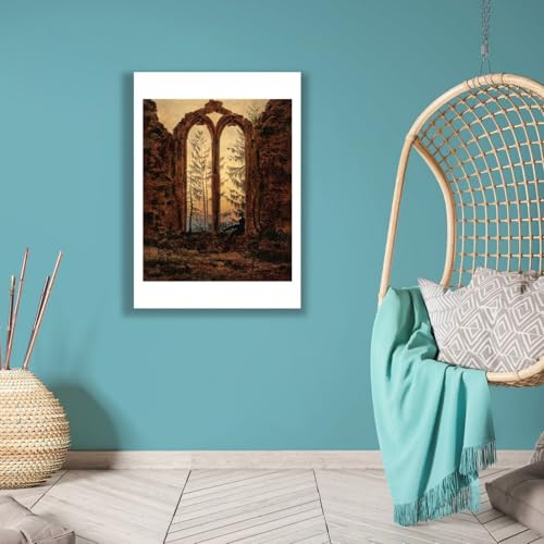 Impression d'art mate Caspar David Friedrich The Dreamer Taille XL - 6