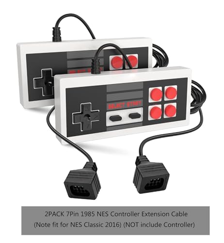 Dorwrnln Extension Cables 7P For Nintendo Nes Classic Controller thumb #6