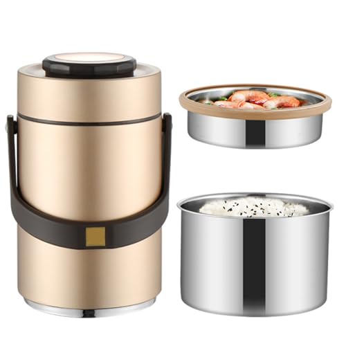 Mskmnkot Recipiente de alimentos aislado Frasco de alimentos de vacío de pared de doble pared de acero inoxidable con manguera de fugas
