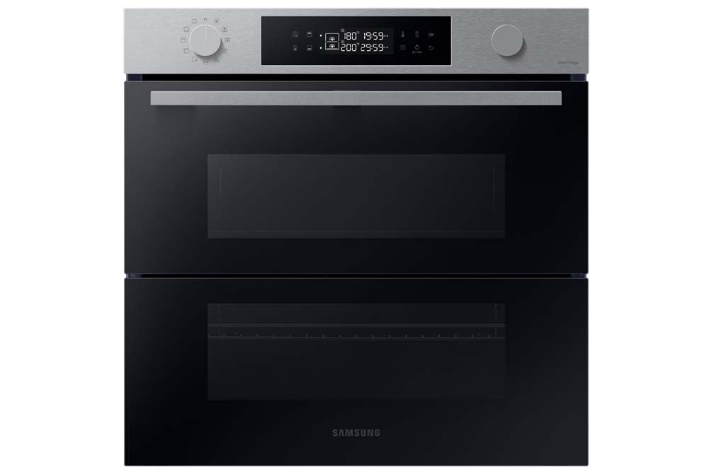 Samsung Series 4 Dual Cook Flex Smart Oven with Catalytic Cleaning, Colour: Stainless Steel, NV7B45205AS