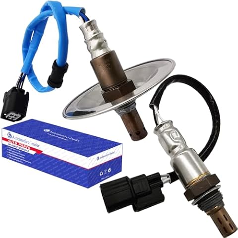 Automotive-leader 2Pcs 234-9063 234-4350 Upstream Downstream Oxygen O2 Sensor for Honda Civic 1.3L L4 2006 2007 2008 2009 2010 2011 36532-RMX-A01 36532-RNA-A01 36531-RMX-A01 Cover