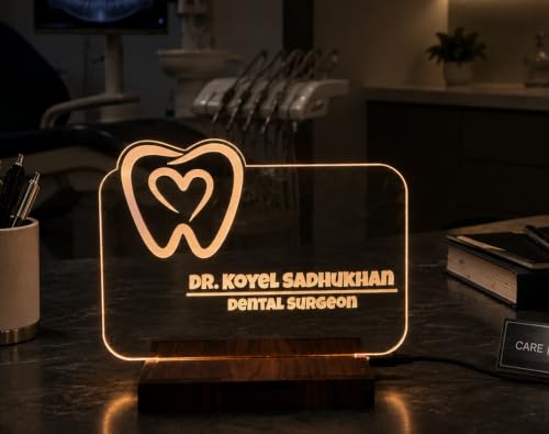 Image of DON'T JUDGE ME CUSTOMISED Doctor Lamp with Doctors Name and Design | Personalized Gift for Doctors (Warm White Color LED Light) (DOCTOR-12)