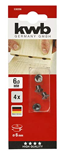 kwb Markierspitzen, Ø = 6 mm, zentrierspitzen, Dübelhilfe, Dübelsetzer, markierungsstift