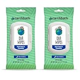 Earthbath Ear Wipes, 25 Wipes (2 Pack)