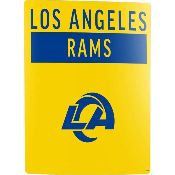 Skinit Decal Gaming Skin Compatible with PS5 Digital Edition Bundle - Officially Licensed NFL Los Angeles Rams White Performance Series Design