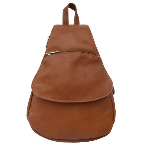 Piel Leather Flap-Over Sling, Saddle, One Size #TOP12