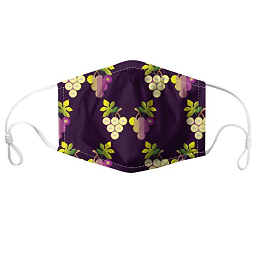 Preisvergleich Produktbild TTWOMEN Ohrenschützer mit Baumwolldruck Sommer Multifunktionstuch Bandana Halstuch Schlauchtuch Sonnenschutz Staubdicht Waschbar Reitschal für Männer und Frauen (A-4, Einheitsgröße)