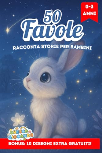 Racconta Storie Per Bambini: 50 Favole Della Buonanotte 0 3 Anni Storie Illustrate A Colori Fiabe per Crescere Sereni, Amare la Vita e Scoprire la Bontà