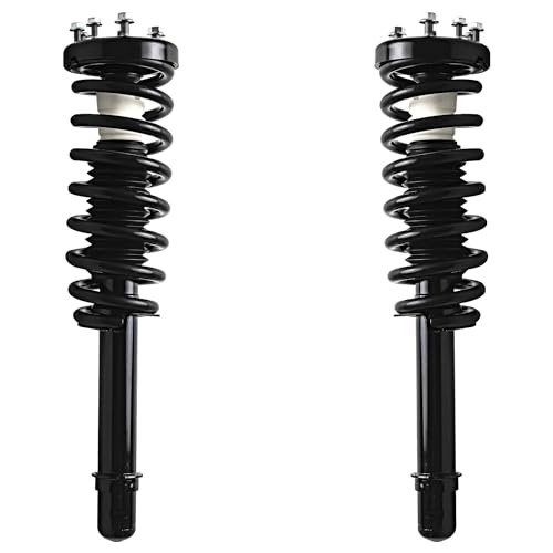 Image of Detroit Axle - 2 Front Struts for 2004 2005 2006 2007 2008 Acura TSX, Struts w /Coil Spring Replacement Suspension Quick Install Ready Shock Assembly