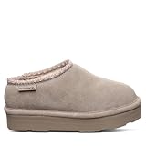 BEARPAW Martis Youth Slipper Mushroom Size 3 | Kid's Cozy Footwear | Comfortable & Lightweight Indoor & Outdoor Slipper