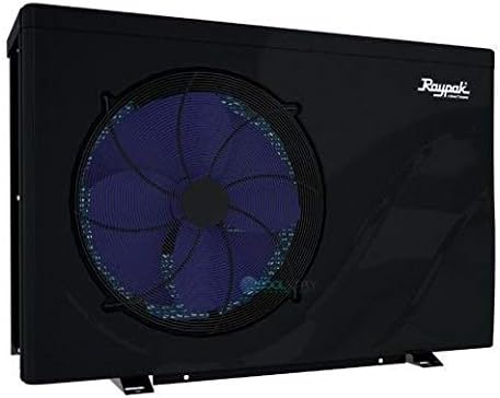 Raypak Crosswind Side Discharge Heat Pump Pool Heater, 61k BTU, Inverter Control, Titanium, Heat/Cool