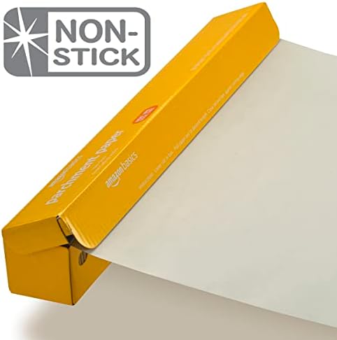 Amazon Basics Non-Stick Parchment Paper for Baking, Cooking, Oven Safe, 15 inches, 90 Sq Ft Roll, 1 Pack - 3