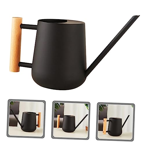 LIOOBO Metal Madeira Plantas De Casa Flores Suculento Regador De Plantas Pequenas Garrafa De Rega De