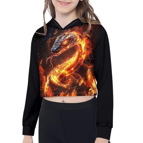 Long Sleeve Crop Tops for Girls Kids' Fashion Hoodies & Sweatshirts Kawaii Clothes4