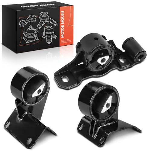 Frankberg 2 x Engine Mounts Front Left Right + 1 x Transmission Bearing Compatible with Grand Cherokee I ZG ZJ 4.0L 1991-1999 Grand Cherokee II WG WJ 4.0L 1999-2005 Replace# 52058503AB