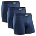 Produktbild DANISH ENDURANCE Boxershorts aus Bio-Baumwolle (Blau - 3 Pack, Large)