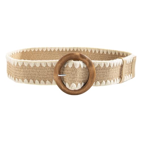 Handwoven Waistband Durability Woven Belt Soft Comfortable Belt Trendy Female Belt For Dresses And Jeans
