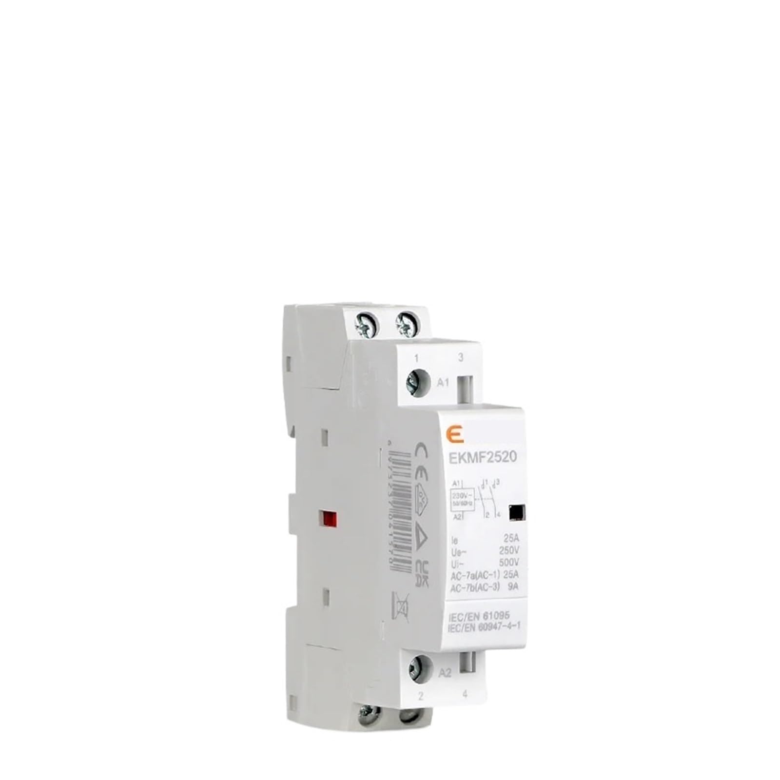 Modułowy stycznik AC do użytku domowego na szynie DIN 220v jednofazowy 2P 2no 2nc 1no 1nc 25A 20A 16A do automatyzacji EKMF(2P 16A 2NO)