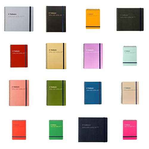 Cahier Rollbahn Delfonics Or carnet de notes quadrillé à spirale - 7