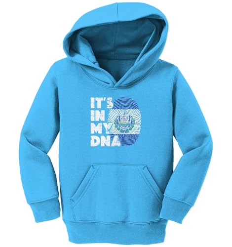 Haase Unlimited It's In My DNA El Salvador Finger Print Toddler/Youth Fleece Hoodie