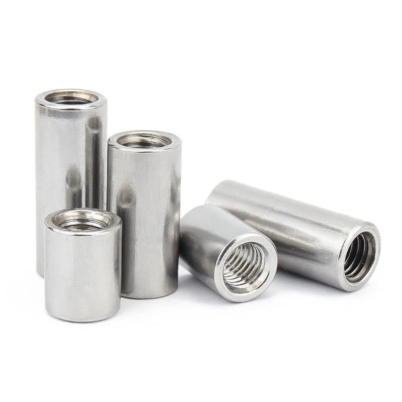 Stainless Steel Extended Round Coupling nut(M3 x 6 x 5 (10pcs))
