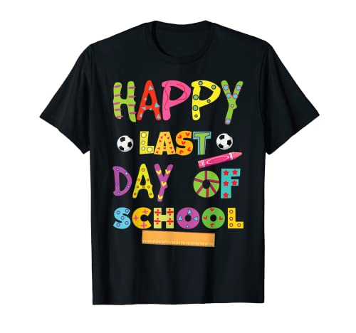 Última Escuela 2022 Día Vacaciones Feliz Maestro Verano Camiseta