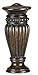 GrillGear 2.5 in. Traditional & Classic Resin Fluted Urn Finial44; Dark Brown