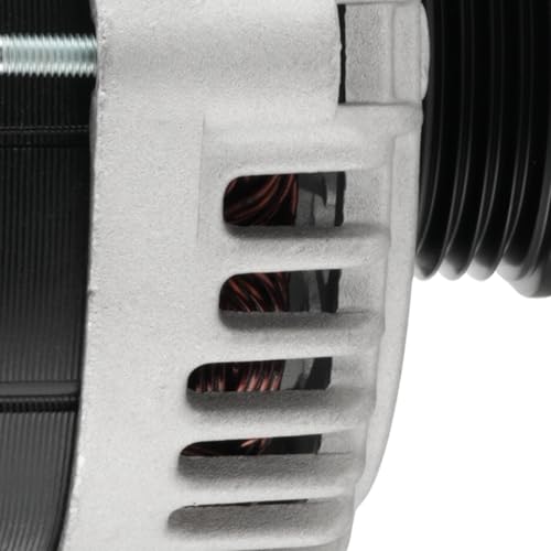 Image of PHILTOP Alternator Compatible With 2006-2009 Accent, Rio, Rio5, Tucson | 2005-2010 Sportage, 2004-2007 Tiburon, Spectra 2 prong connector; 90 Amp; Valeo Unit 11011N 12V CW 4-Groove Pulley