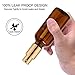 Hydior Amber Glass Spray Bottle 3.4oz for Cologne,Perfume,Essential Oils,Refillable Fine Mist Spray (2 PACK)