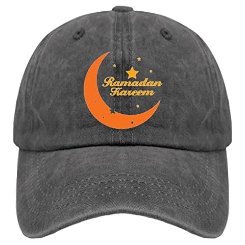 Caps for Teen Ramadan Sandwich Caps Trendy Adjustable Denim for Hiking Gift Cover