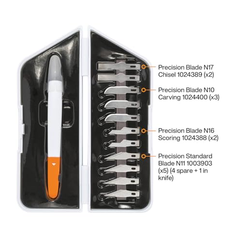 Bastelmesser Fiskars Präzisions-/Cutter Set, 13-teilig, 21 cm