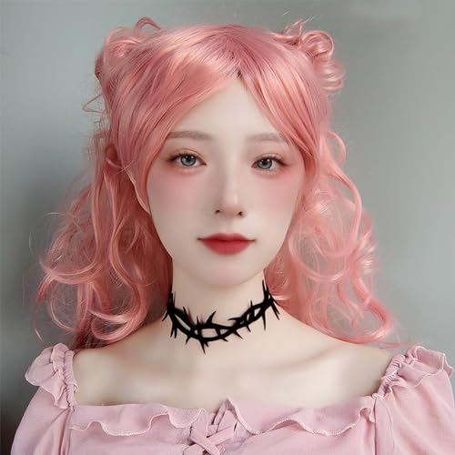 Gothic Chokers Necklace for Women Halloween Spider Gear Snake Thorn Sexy Black Lace Choker Necklace Punk Vintage Lace Hollow Tattoo Adjustable Necklace for Cosplay Jewelry Night Club Party Costume Accessory Sexy Chocker Gift2