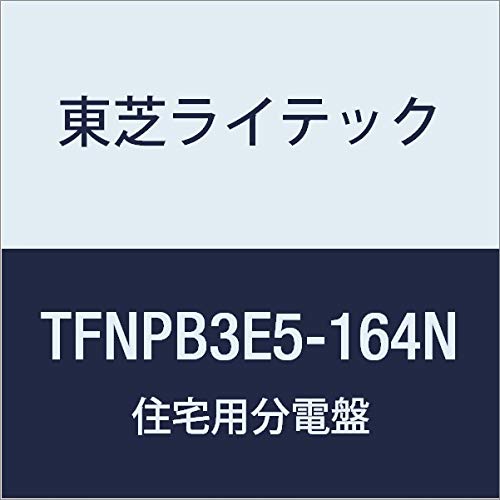 東芝ライテック 小形住宅用分電盤 Nシリーズ 50A 16-4 扉なし 付属機器取付スペース付 基本タイプ TFNPB3E5-164N