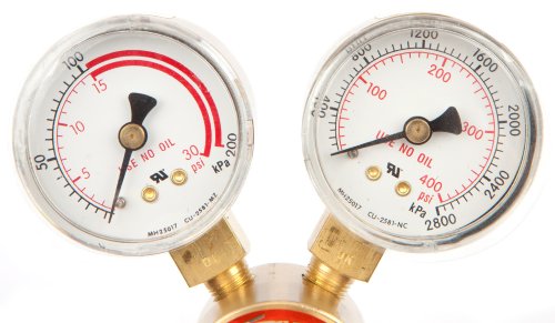 Forney 86229 Acetylene Regulator, Light Duty, Victor Style #TOP3